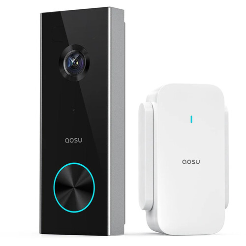 aosu 2K Smart Video Doorbell Pro with HomeBase Hub