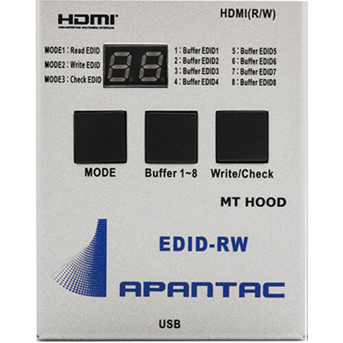 Apantac Compact EDID Read/Write Tool with HDMI and VGA interface