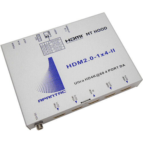 Apantac 1x2 HDMI 2.0 Distribution Amplifier and HDM2.0-1X2-II