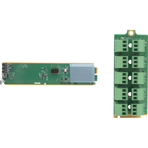 Apantac openGear Balanced Analog Audio Distribution Amplifier with Rear Module