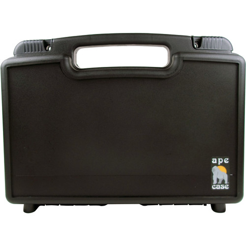 Ape Case Small Multipurpose Lightweight Briefcase with Foam Inserts (Black)