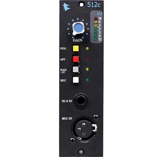 API AUDIO 512c 500-Series Mic/Line/Instrument Preamp Module 512C
