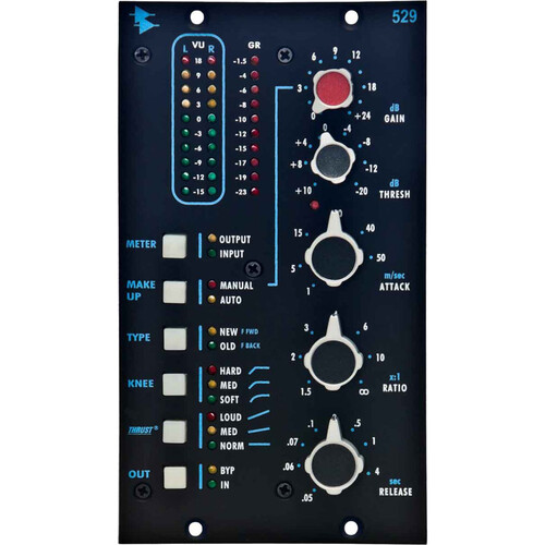 API AUDIO 529 500-Series Stereo Compressor/Limiter Module