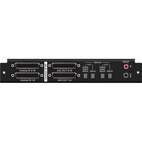 Apogee Electronics Connect Series 16 Mic Pres + AES/Optical I/O Module for Symphony I/O MkII