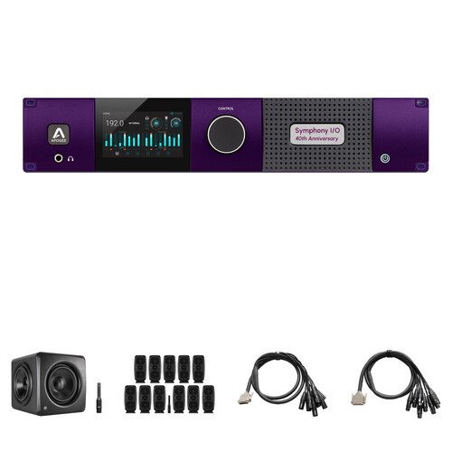Apogee Electronics Symphony I/O MkII 32x32SE Thunderbolt 3 Audio Interface Kit with Accessories (40th Anniversary Edition)