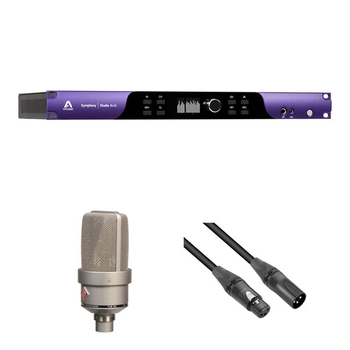 Apogee Electronics Symphony Studio 8x16 USB-C Audio Interface Kit with Condenser Microphone and Cable