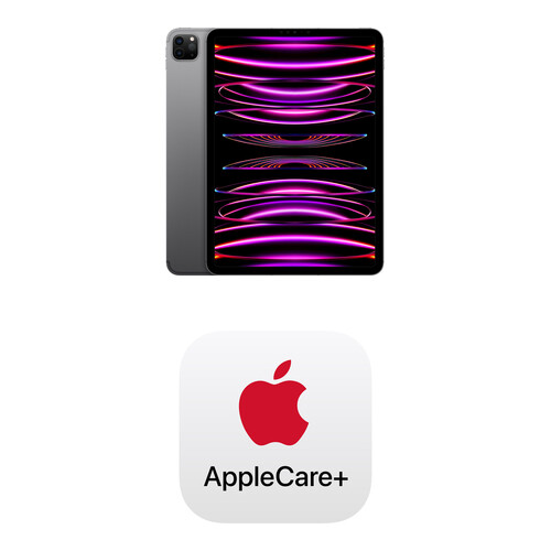 Apple 11" iPad Pro M2 Chip and AppleCare+ Protection Plan Kit (Late 2022, 512GB, Wi-Fi + 5G LTE, Space Gray)
