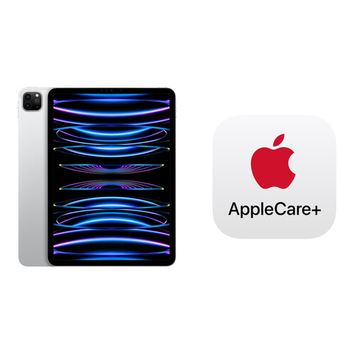 Apple 11" iPad Pro M2 Chip and AppleCare+ Protection Plan Kit (Late 2022, 512GB, Wi-Fi Only, Silver)
