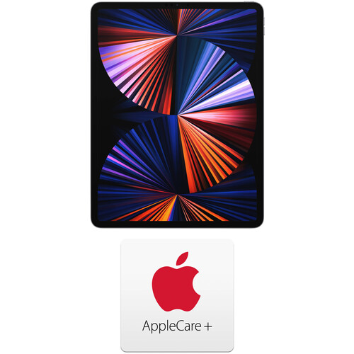 Apple 12.9" iPad Pro and AppleCare+ Protection Plan Kit (Mid 2021, 128GB, Wi-Fi Only, Space Gray)