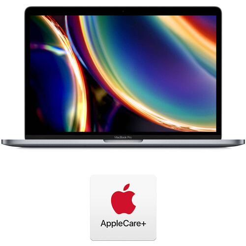 Apple 13.3" MacBook Pro with Retina Display and 3-Year AppleCare+ Kit (Mid 2020, Space Gray)