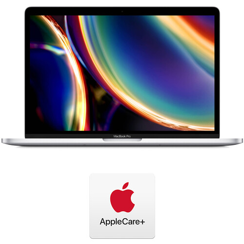 Apple 13.3" MacBook Pro with Retina Display and 3-Year AppleCare+ Kit (Mid 2020, Silver)