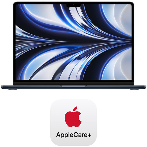 Apple 13.6" MacBook Air Kit with AppleCare+ (M2, Midnight)