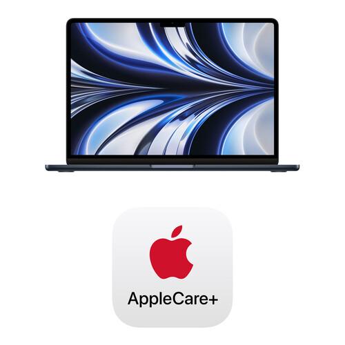 Apple 13.6" MacBook Air Kit with AppleCare+ (M2, Midnight)