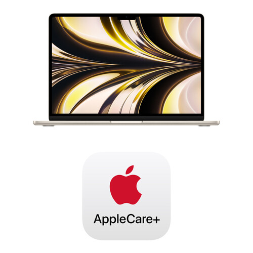 Apple 13.6" MacBook Air Kit with AppleCare+ (M2, Starlight)