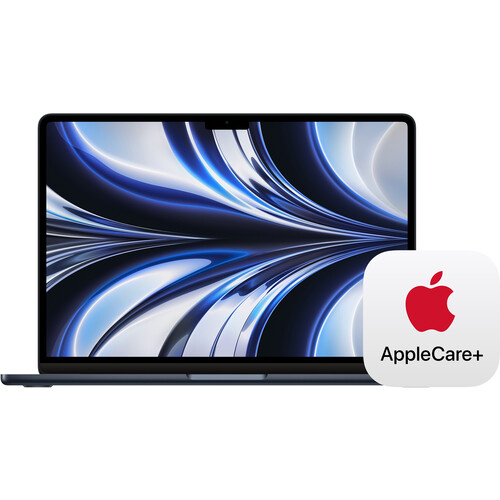 Apple 13.6" MacBook Air Kit with AppleCare+ (M2, Midnight)