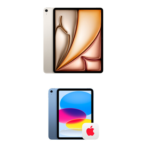 Apple 13" iPad Air Kit with AppleCare+ (M4, 256GB, Wi-Fi + Cellular, Starlight)