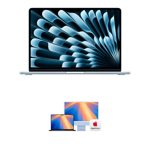 Apple 13" MacBook Air Kit with AppleCare+ (M4, Sky Blue)
