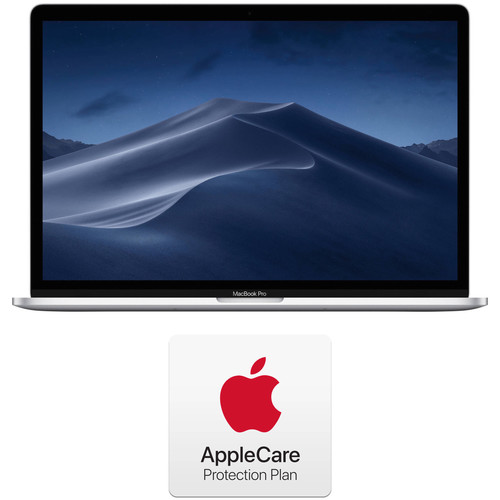 Apple 15.4" MacBook Pro with Touch Bar Kit and AppleCare+ 2-Year Extension (Mid 2019, Silver)