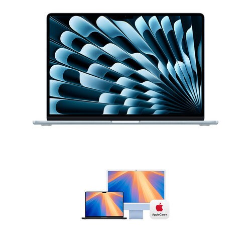 Apple 15" MacBook Air Kit with AppleCare+ (M4, Sky Blue)