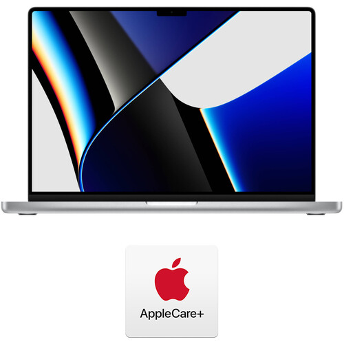 Apple 16.2" MacBook Pro and AppleCare+ Protection Plan Kit (M1 Pro, Silver)