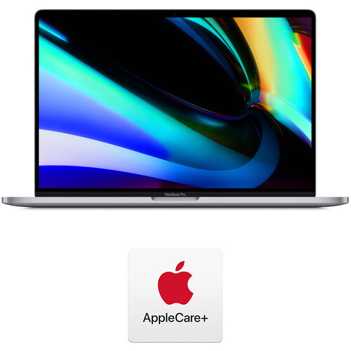 Apple 16" MacBook Pro (Late 2019, Space Gray) and AppleCare+ Protection Plan