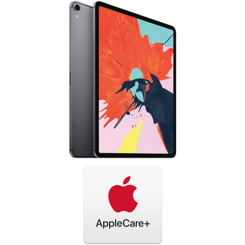 Apple iPad Pro 12.9" and AppleCare+ Protection Plan Kit (64GB, Wi-Fi + 4G LTE, Space Gray, Previous Gen)