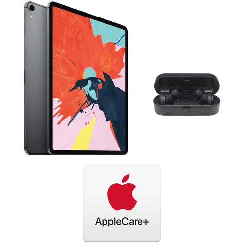 Apple iPad Pro 12.9" and AppleCare+ Protection Plan Kit (1TB, Wi-Fi + 4G LTE, Space Gray, Previous Gen)