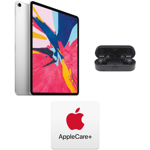 Apple iPad Pro 12.9" and AppleCare+ Protection Plan Kit (1TB, Wi-Fi + 4G LTE, Silver, Previous Gen)