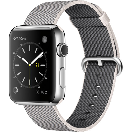 Apple Watch 42mm Smartwatch MMG02LL/A B&H Photo Video