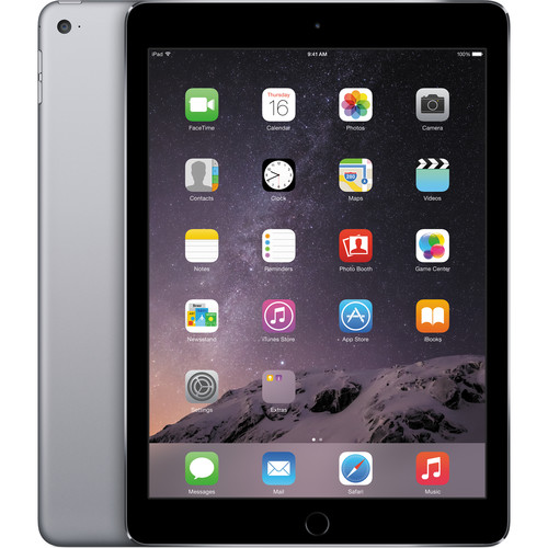 Apple 32GB iPad Air 2 (Wi-Fi Only, Space Gray) MNV22LL/A B&H