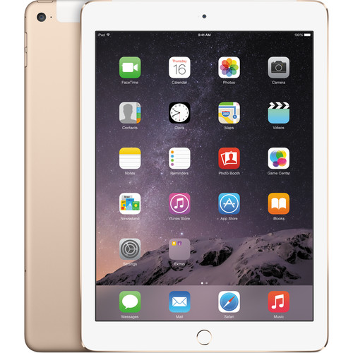 Apple 32GB iPad Air 2 (Wi-Fi + 4G LTE, Gold) MNW32LL/A B&H Photo