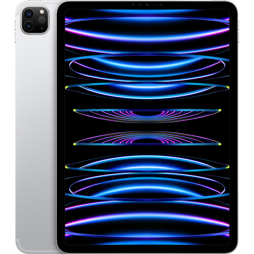 Apple 11" iPad Pro M2 Chip (Late 2022, 128GB, Wi-Fi + 5G LTE, Silver)
