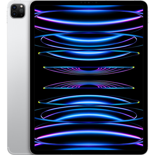 Apple 12.9" iPad Pro M2 Chip (Late 2022, 256GB, Wi-Fi + 5G LTE, Silver)