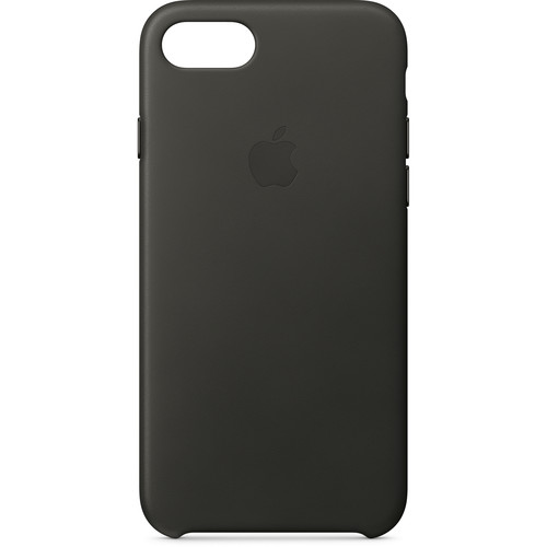Apple iPhone 8/7 Leather Case (Charcoal Gray)