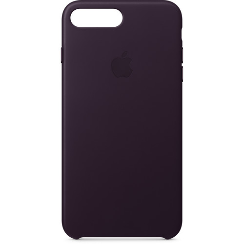 Apple iPhone 8 Plus/7 Plus Leather Case (Dark Aubergine)