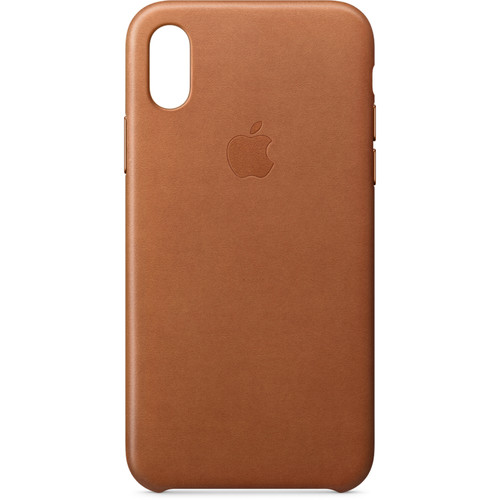 Apple iPhone X Leather Case (Saddle Brown)