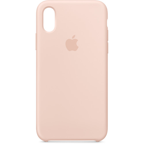 Apple iPhone Xs Silicone Case (Pink Sand)
