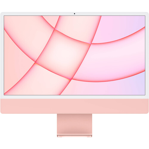 Apple 24" iMac with M1 Chip (Mid 2021, Magic Keyboard with Touch ID and Numeric Keypad, Pink)