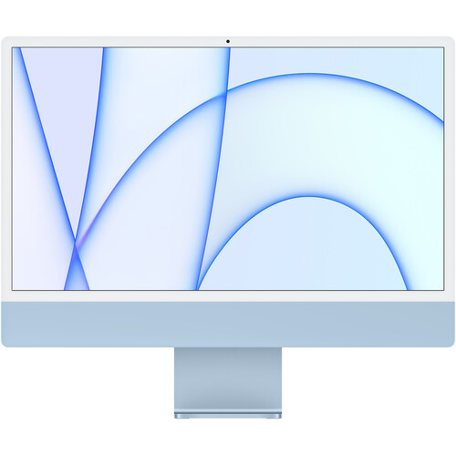 Apple 24" iMac with M1 Chip (Mid 2021, Magic Trackpad, Blue)