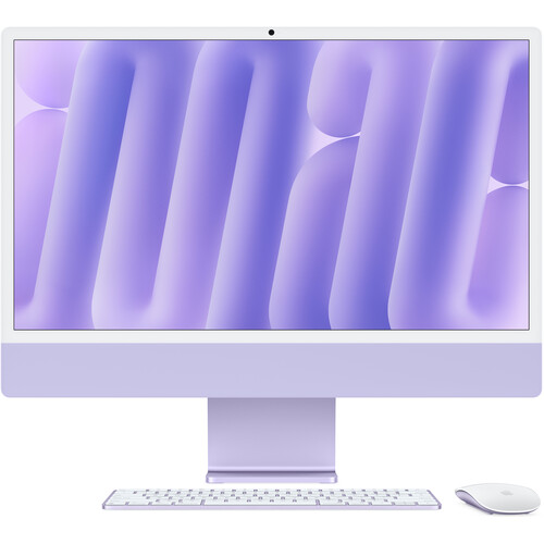 Apple 24" iMac with M4 Chip (Purple, Nano-Texture Glass)