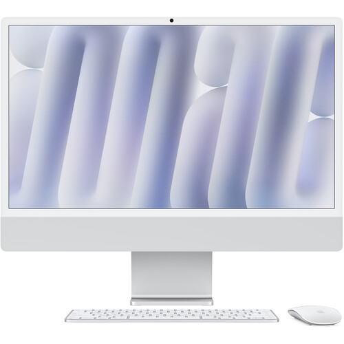 Apple 24" iMac with M4 Chip (Silver, Nano-Texture Glass)