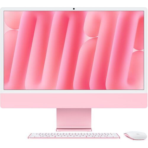 Apple 24" iMac with M4 Chip (Pink, Nano-Texture Glass)