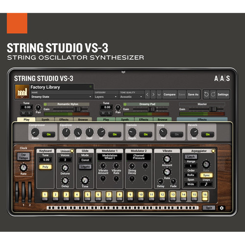 Applied Acoustics Systems String Studio VS-3 String Modeling Synth Bundle with Assorted Sound Packs (Download)