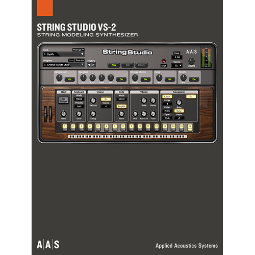 Applied Acoustics Systems String Studio VS-2 + Packs String Modeling Synthesizer Plug-In and Sound Banks Bundle (Download)