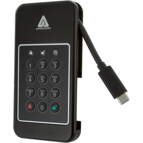 Apricorn 1TB Aegis NVX USB 3.2 Gen 2 Portable SSD