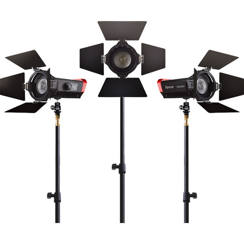 Aputure LS-mini20 Daylight 3-Light Flight Kit with Stands