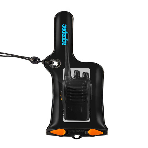 Aquapac Waterproof VHF Radio Case with Shoulder Strap (Mini, Black)