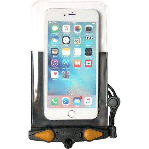 Aquapac Waterproof Smartphone Case (Plus Size, Black)