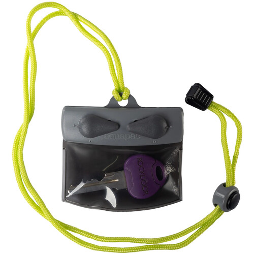 Aquapac Keymaster Micro (Gray/Clear, Black Cord)