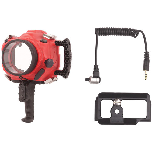 AQUATECH BASE Water Housing with Cable Release and Camera Plate Kit for Canon 5D Mark II